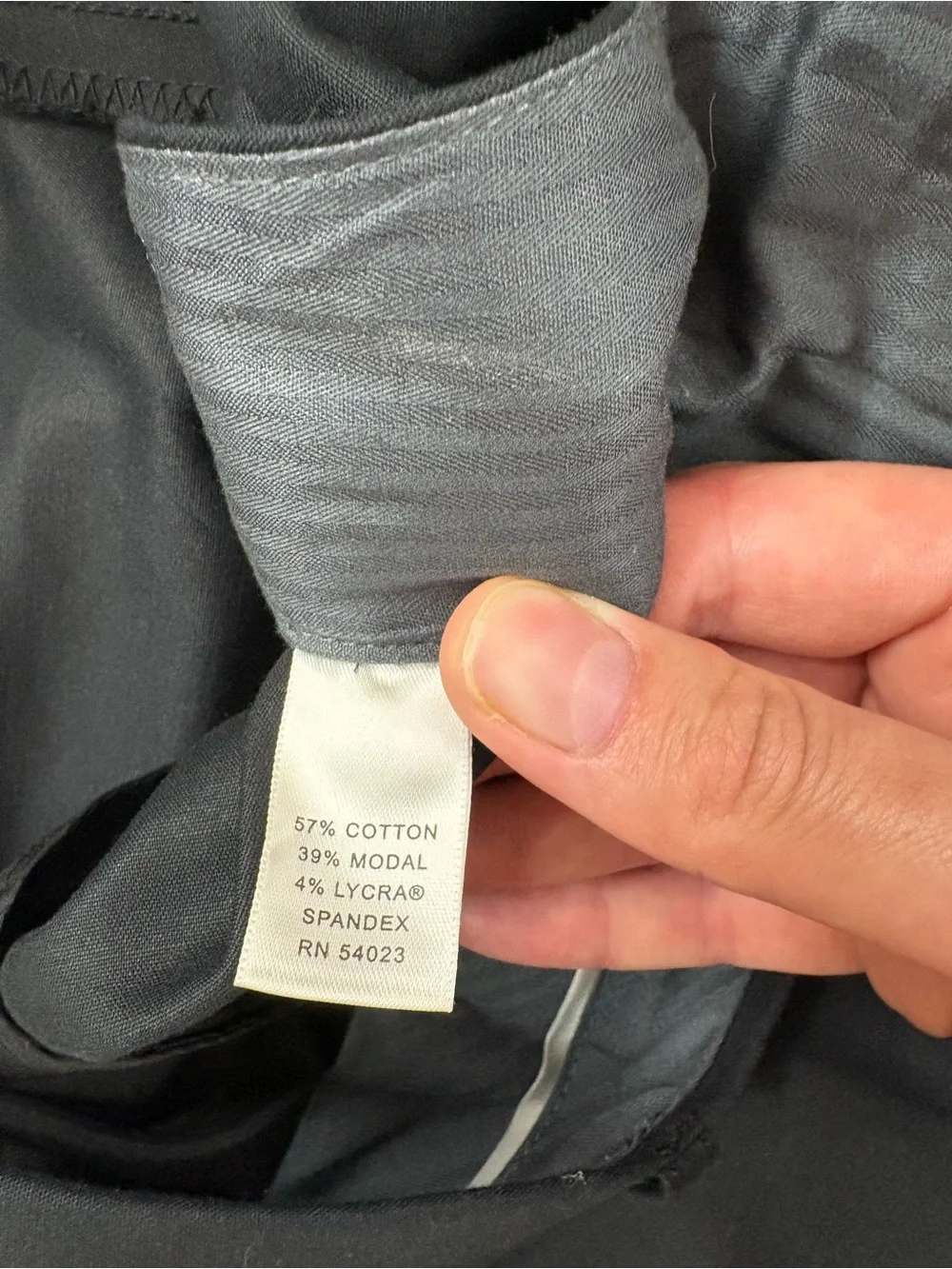 Banana Republic 718 Martin Fit Black Stretch Dress Pants 12L Cuffed - Picture 5 of 10